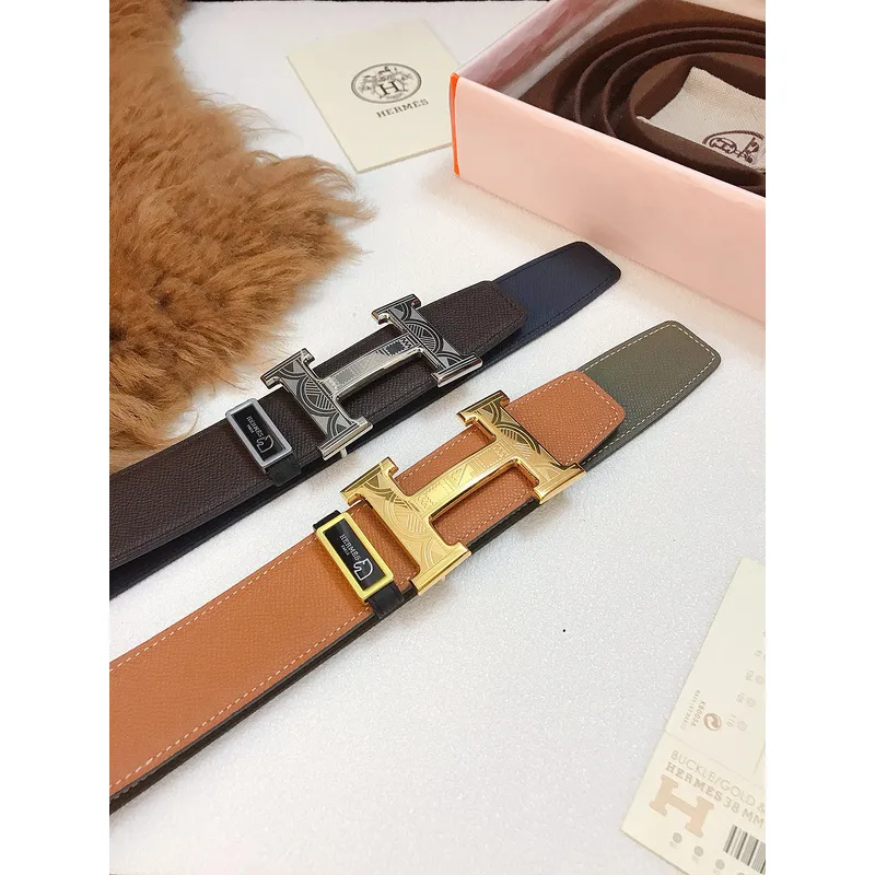 Luxury Design Fashion Original leather Hermes AAA+ Belts Genuine packaging width:3.8cm #A53964