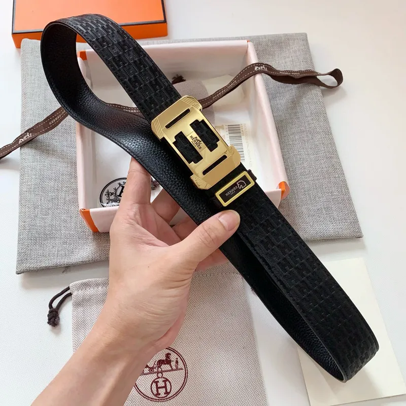 Luxury Design Fashion Original leather Hermes AAA+ Belts Genuine packaging width:3.8cm #A53960