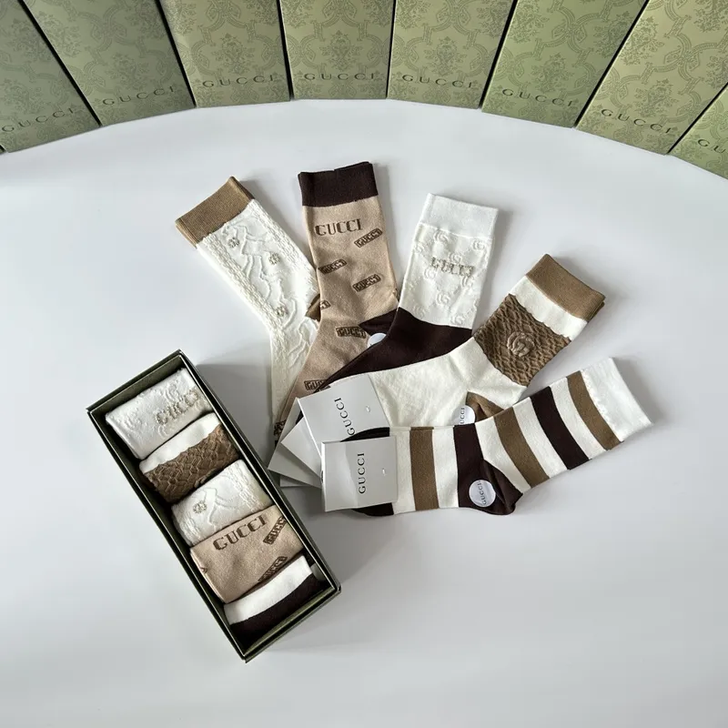 Gucci socks Five pairs per box #A51579