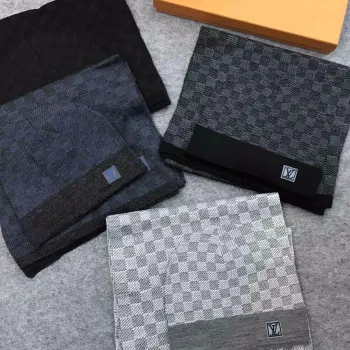 Louis Vuitton Wool knitted Scarf and cap 185*35cm #9130928