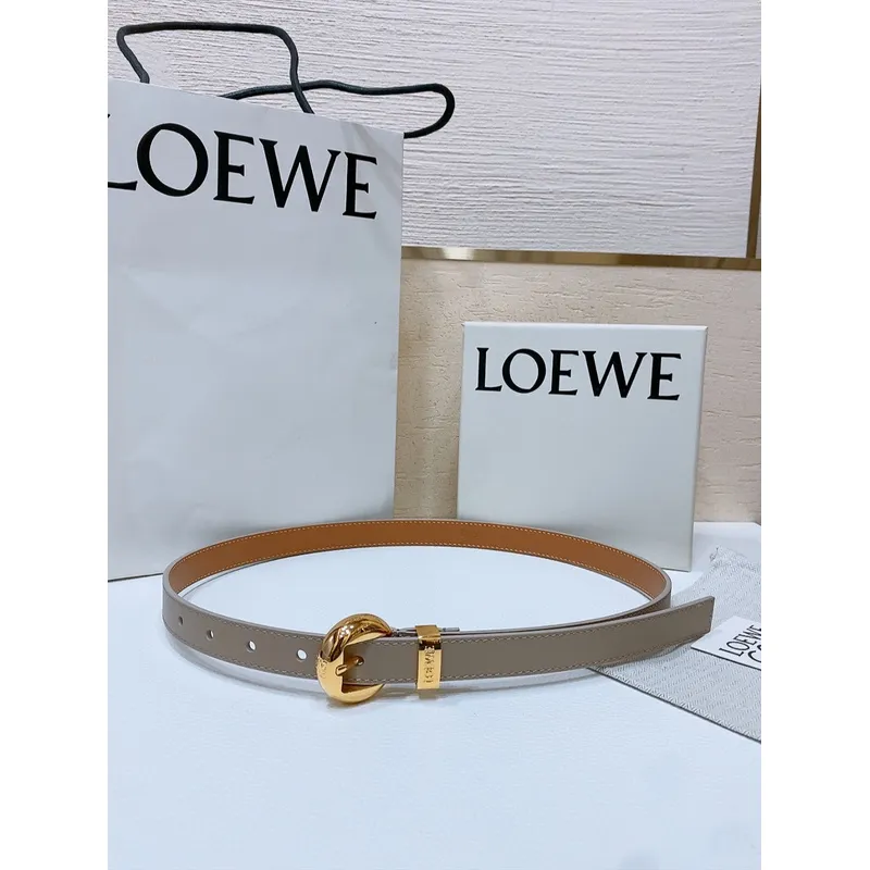 Loewe Leather Belts Luxury Design Fashion Original leather Genuine packaging width:2.0cm #A53996