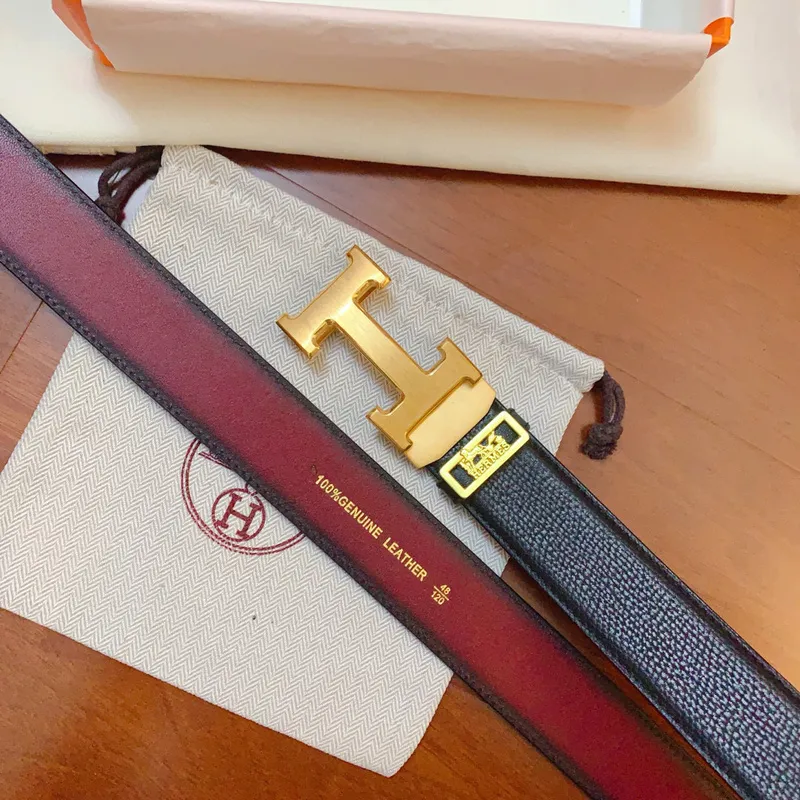 Luxury Design Fashion Original leather  Hermes AAA+ Belts Genuine packaging width:3.4cm #A53970