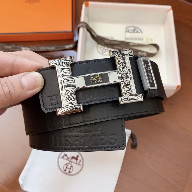 Hermes AAA+ Belts Luxury Design Fashion Original leather  Genuine packaging width:3.8cm #A53979