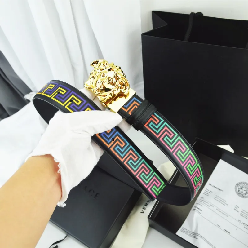 Versace AAA+ Leather Belts Wide 3cm #A33401 Versace AAA+ Leather Belts Wide 3cm #A33401
