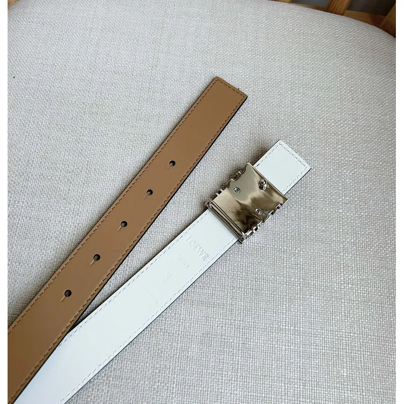Loewe Leather Belts Luxury Design Fashion Original leather Genuine packaging width:2.8cm #A53997