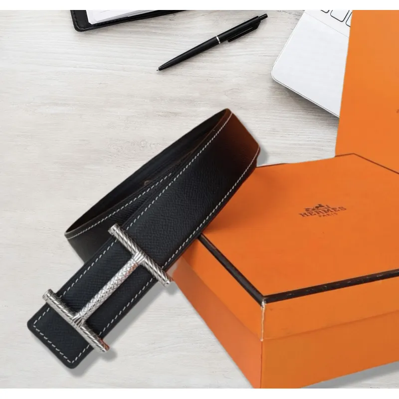 Luxury Design Fashion Original leather Hermes AAA+ Belts Genuine packaging width:3.8cm #A53961