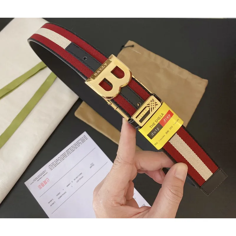 BALLY AAA+ belts width:3.4cm#A51469