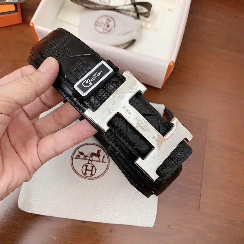 Hermes AAA+ Belts Luxury Design Fashion Original leather  Genuine packaging width:3.8cm #A53982