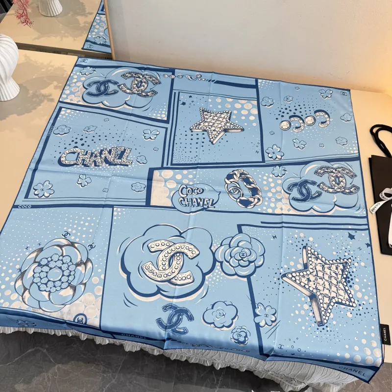 Chanel Designer Style Neck Scarves  Silk Scarves  Shawls  scarf #A63036