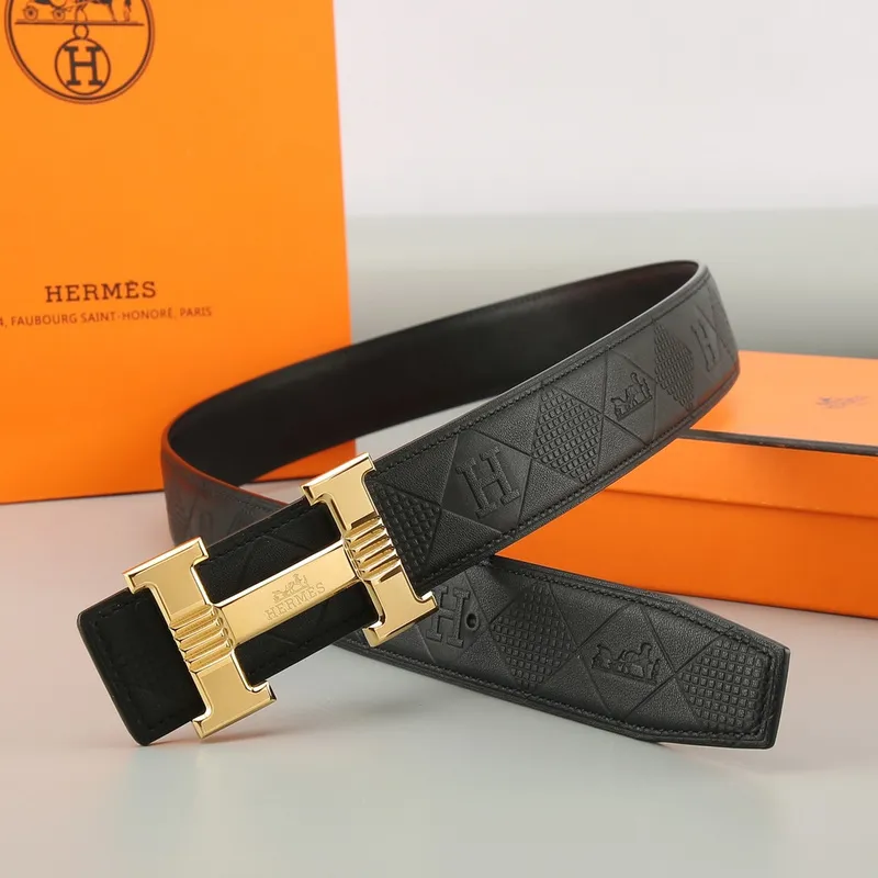 Luxury Design Fashion Original leather Hermes AAA+ Belts Genuine packaging width:3.8cm #A53965