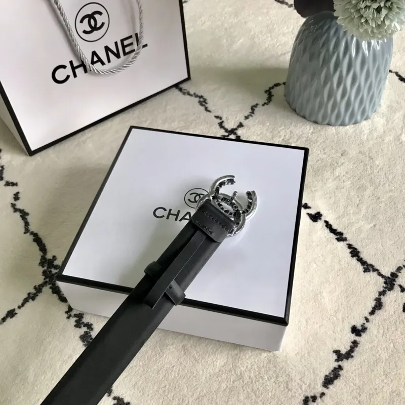 Women Chanel AAA+ Belts 3.0CM #99905605 Women Chanel AAA+ Belts 3.0CM #99905605