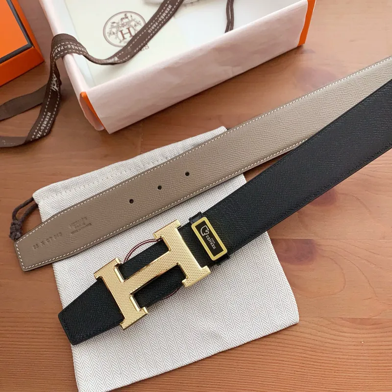 Hermes AAA+ Belts Luxury Design Fashion Original leather  Genuine packaging width:3.8cm #A53981