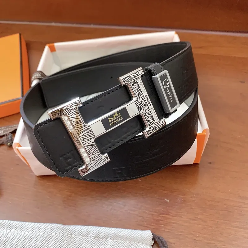 Hermes AAA+ Belts Luxury Design Fashion Original leather  Genuine packaging width:3.8cm #A53979