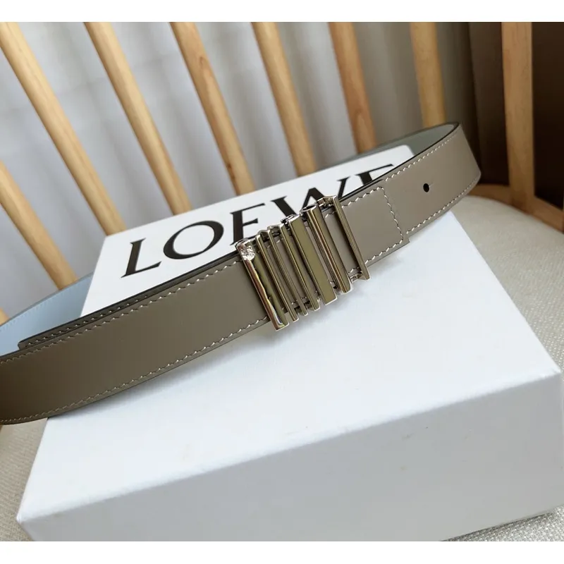 Loewe Leather Belts Luxury Design Fashion Original leather Genuine packaging width:2.8cm #A53997