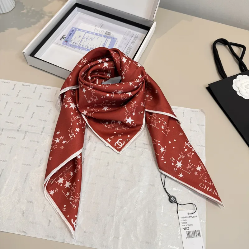 Chanel Designer Style Neck Scarves  Silk Scarves  Shawls  scarf #A63037