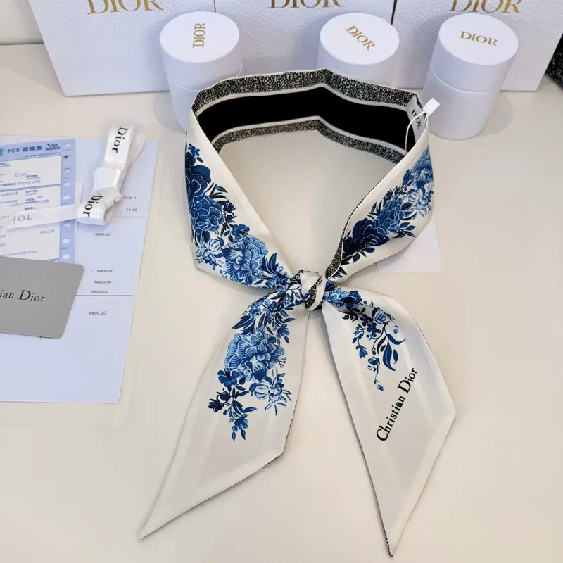 D-ior Scarf Small scarf decorate the bag scarf strap #A48611