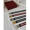 BALLY AAA+ belts width:3.5cm #A51451