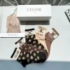 Celine socks Five pairs per box #A51574 Celine socks Five pairs per box #A51574