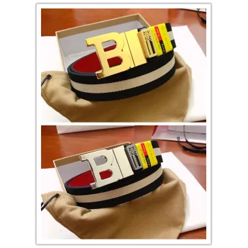 BALLY AAA+ belts width:3.4cm#A51457