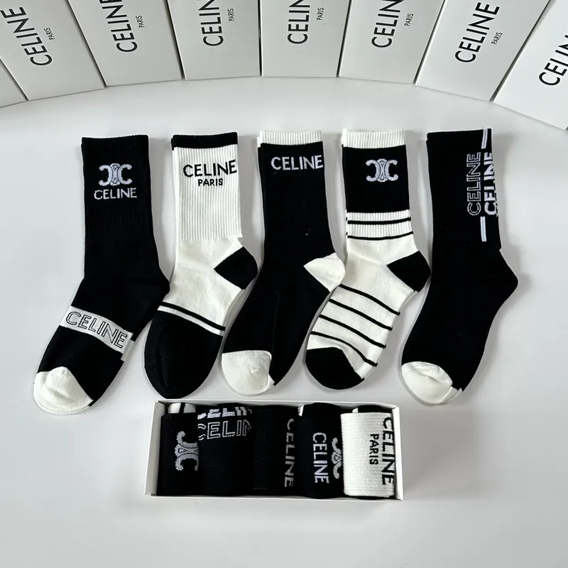 Celine socks Five pairs per box #A51585