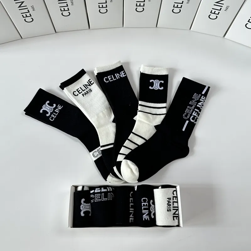 Celine socks Five pairs per box #A51585