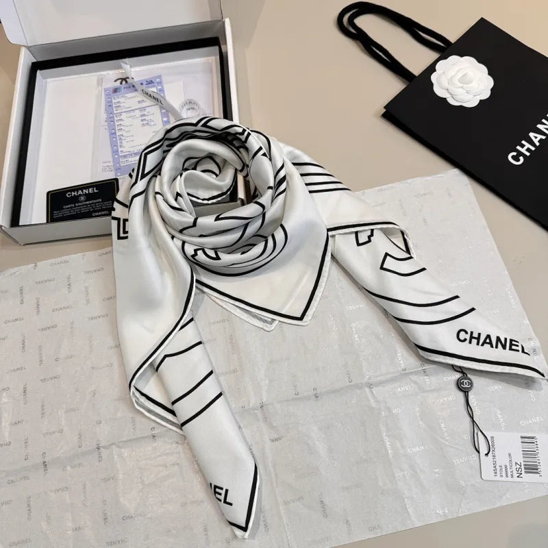 Chanel Designer Style Neck Scarves  Silk Scarves  Shawls  scarf #A63038