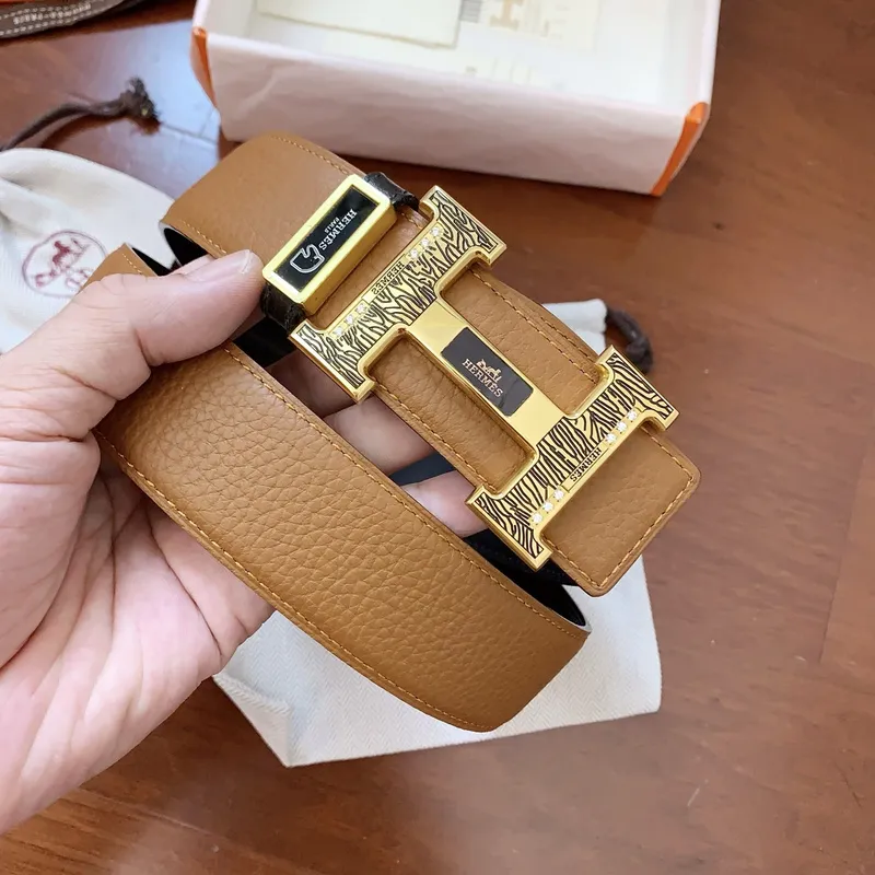 Hermes AAA+ Belts Luxury Design Fashion Original leather  Genuine packaging width:3.8cm #A53980