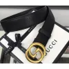 Gucci 1:1 GG 2.0cm New classic embossed leather belt  for women #9121713