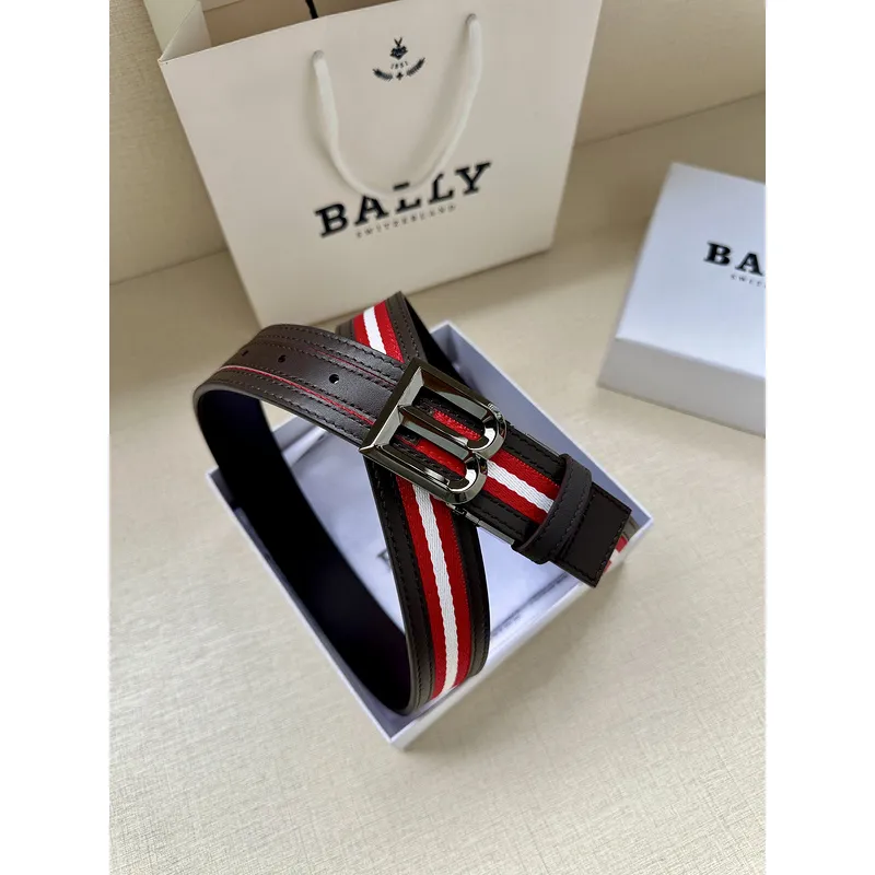 BALLY AAA+ belts width:3.5cm#A51453 BALLY AAA+ belts width:3.5cm#A51453