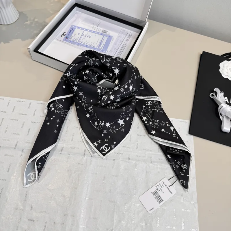 Chanel Designer Style Neck Scarves  Silk Scarves  Shawls  scarf #A63037