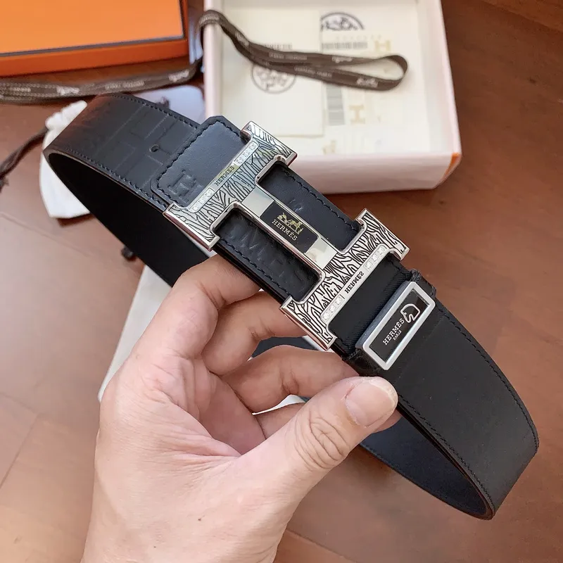 Hermes AAA+ Belts Luxury Design Fashion Original leather  Genuine packaging width:3.8cm #A53979