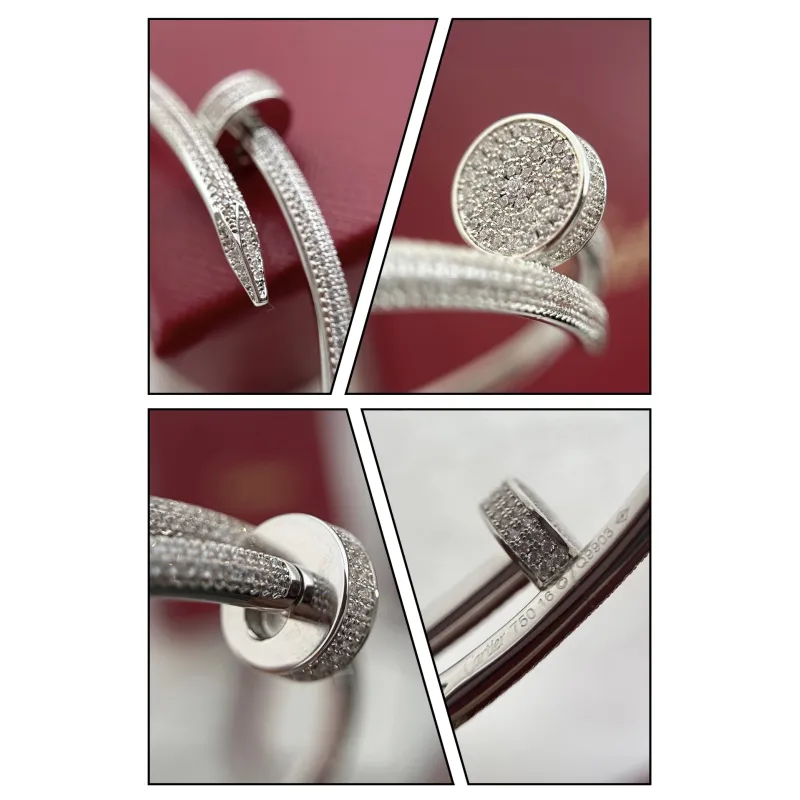 Catier bracelets full diamond hand inlaid 1:1 Original Quality #999936212 Catier bracelets full diamond hand inlaid 1:1 Original Quality #999936212