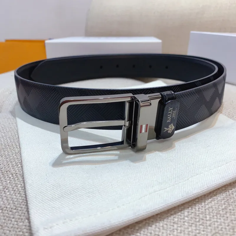 BALLY AAA+ belts width:3.4cm#A51448