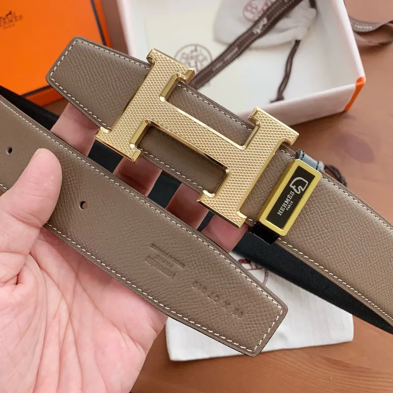 Hermes AAA+ Belts Luxury Design Fashion Original leather  Genuine packaging width:3.8cm #A53981