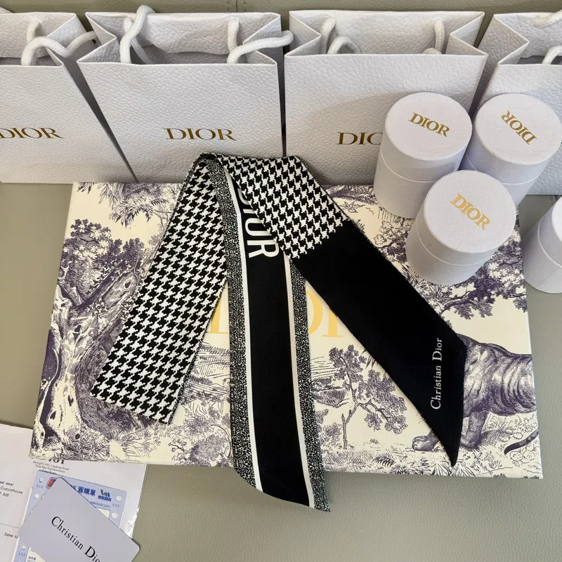 D-ior Scarf Small scarf decorate the bag scarf strap #A48612