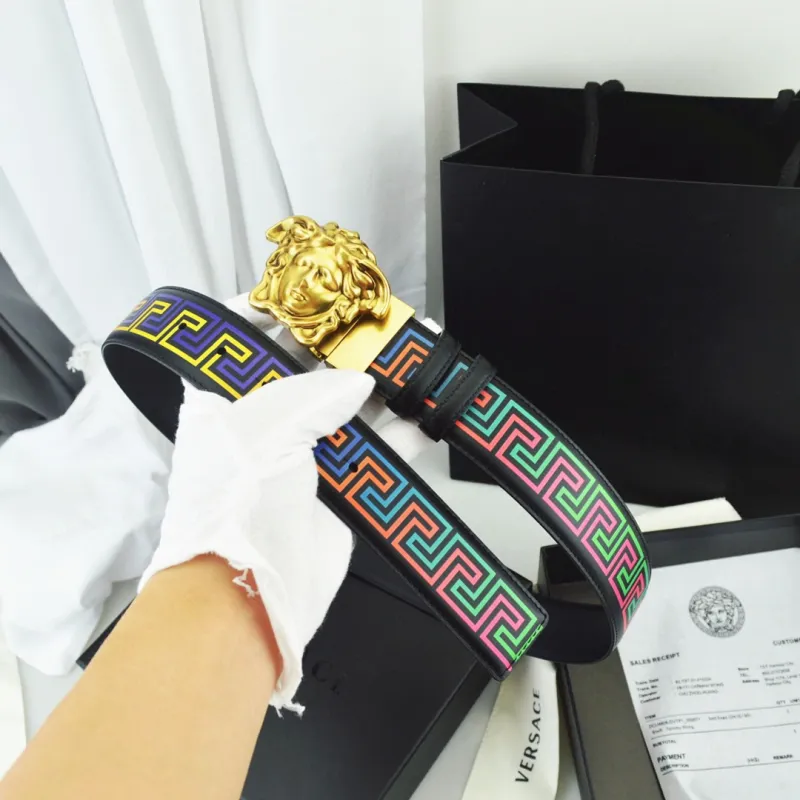 Versace AAA+ Leather Belts Wide 3cm #A33401 Versace AAA+ Leather Belts Wide 3cm #A33401