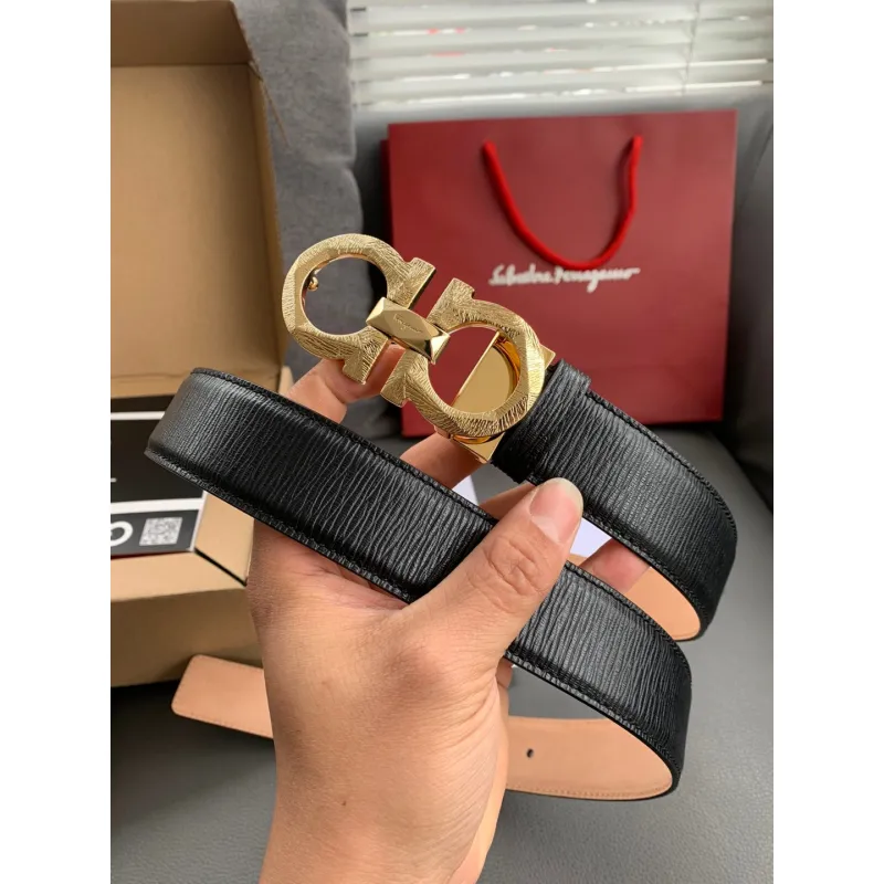 Farregemo AAA+ Leather Belts Wide 3.5cm #A33405