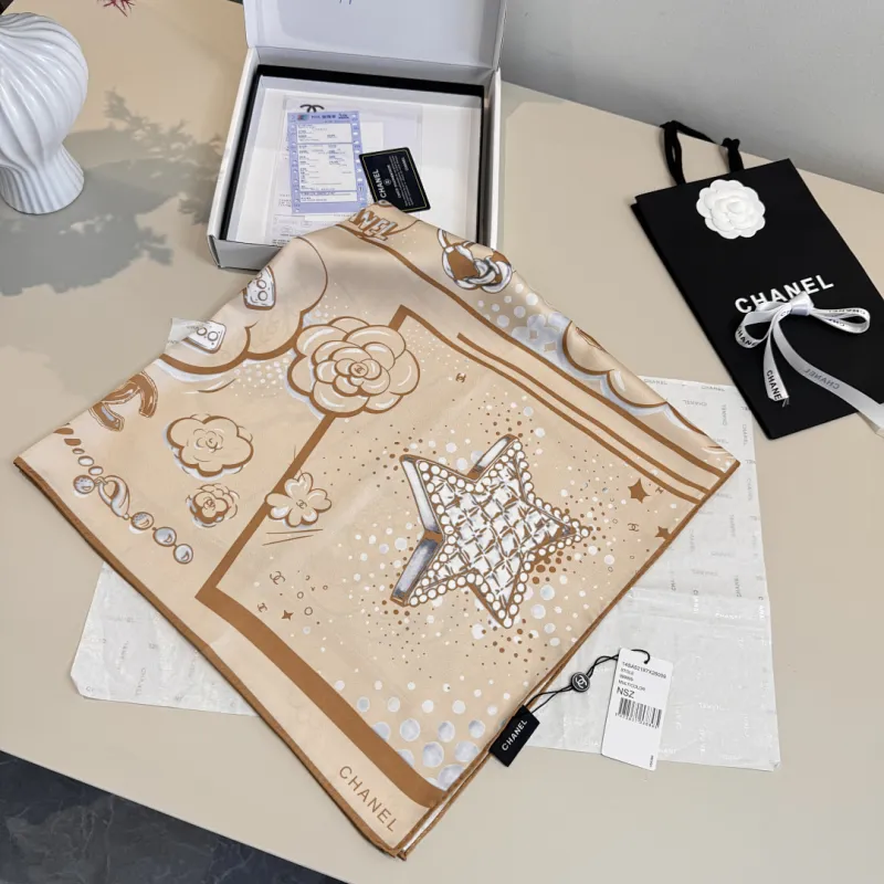 Chanel Designer Style Neck Scarves  Silk Scarves  Shawls  scarf #A63036