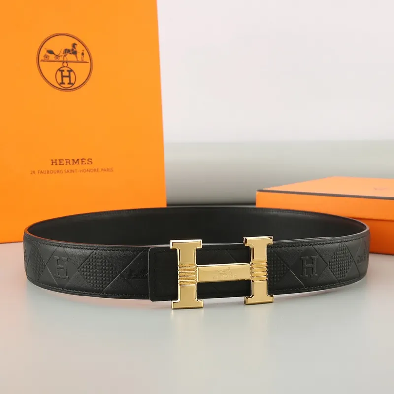 Luxury Design Fashion Original leather Hermes AAA+ Belts Genuine packaging width:3.8cm #A53965