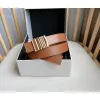 Loewe Leather Belts Luxury Design Fashion Original leather Genuine packaging width:2.8cm #A53998