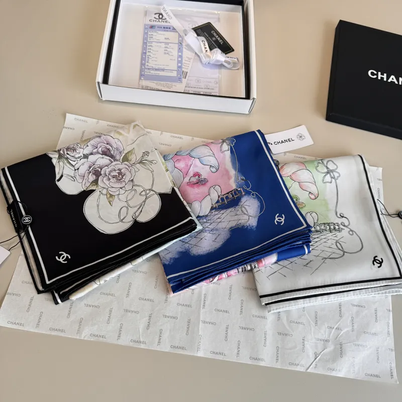 Chanel Designer Style Neck Scarves  Silk Scarves  Shawls  scarf #A63047
