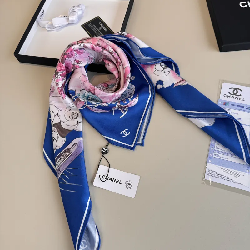 Chanel Designer Style Neck Scarves  Silk Scarves  Shawls  scarf #A63047