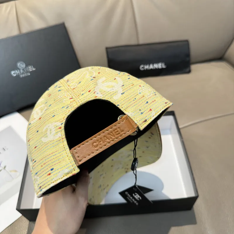 Chanel Printed and embroidered Caps&Hats #A62731 Chanel Printed and embroidered Caps&Hats #A62731