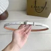 Loewe Leather Belts Luxury Design Fashion Original leather Genuine packaging width:1.5cm #A53999