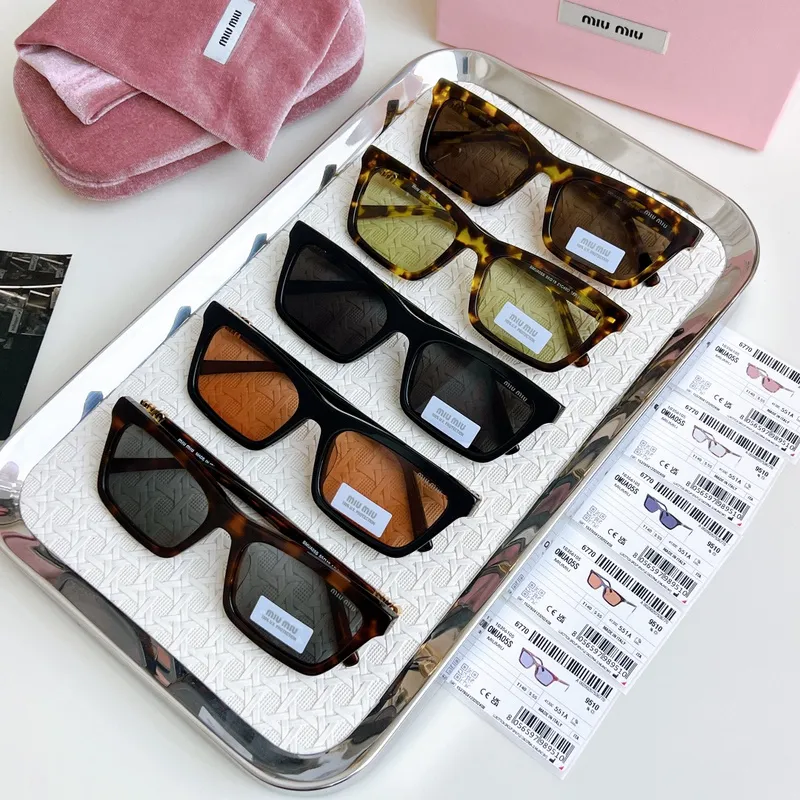MIUMIU Sunglasses Designer Sunglasses Luxury Classic Fashion #A54059 MIUMIU Sunglasses Designer Sunglasses Luxury Classic Fashion #A54059