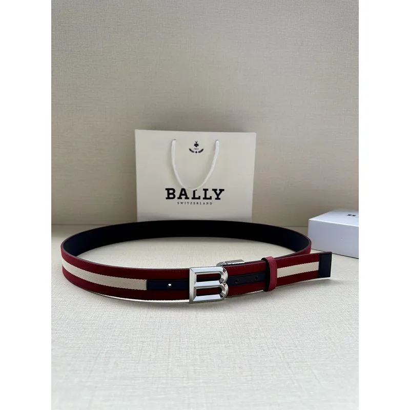 BALLY AAA+ belts width:3.5cm#A51454