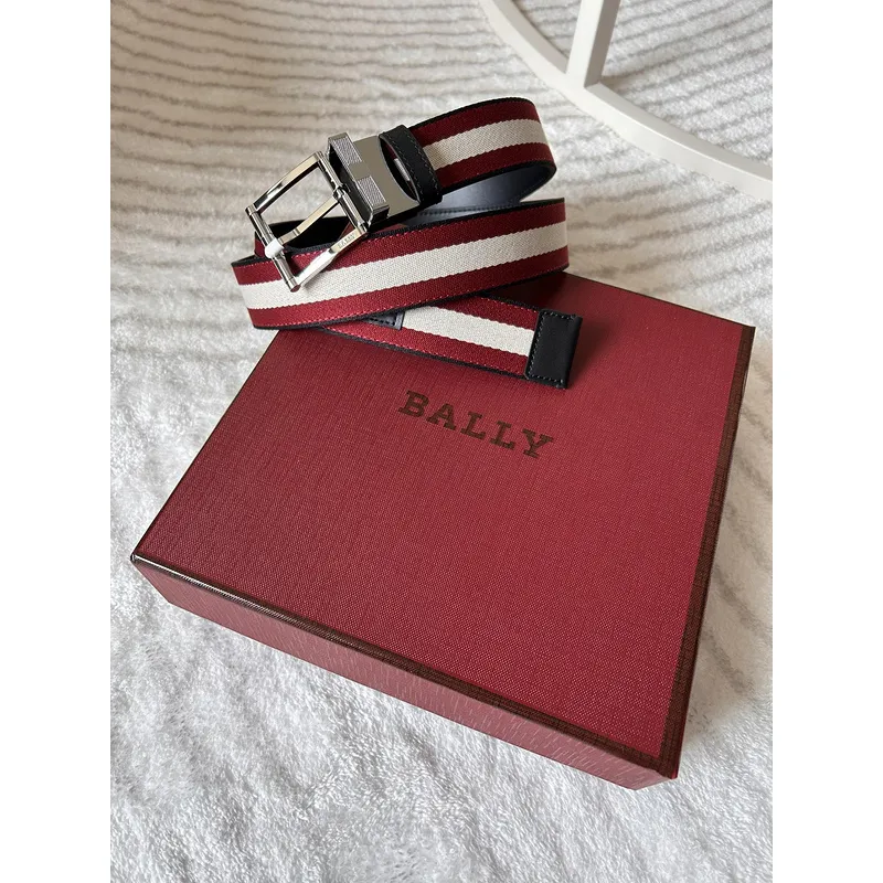 BALLY AAA+ belts width:3.5cm#A51449 BALLY AAA+ belts width:3.5cm#A51449