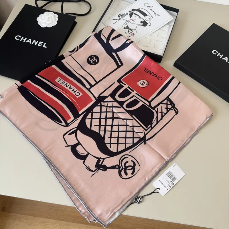 Chanel Designer Style Neck Scarves  Silk Scarves  Shawls  scarf #A63038