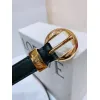 Loewe Leather Belts Luxury Design Fashion Original leather Genuine packaging width:2.0cm #A53996