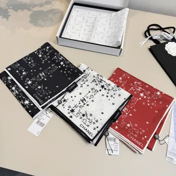 Chanel Designer Style Neck Scarves  Silk Scarves  Shawls  scarf #A63037